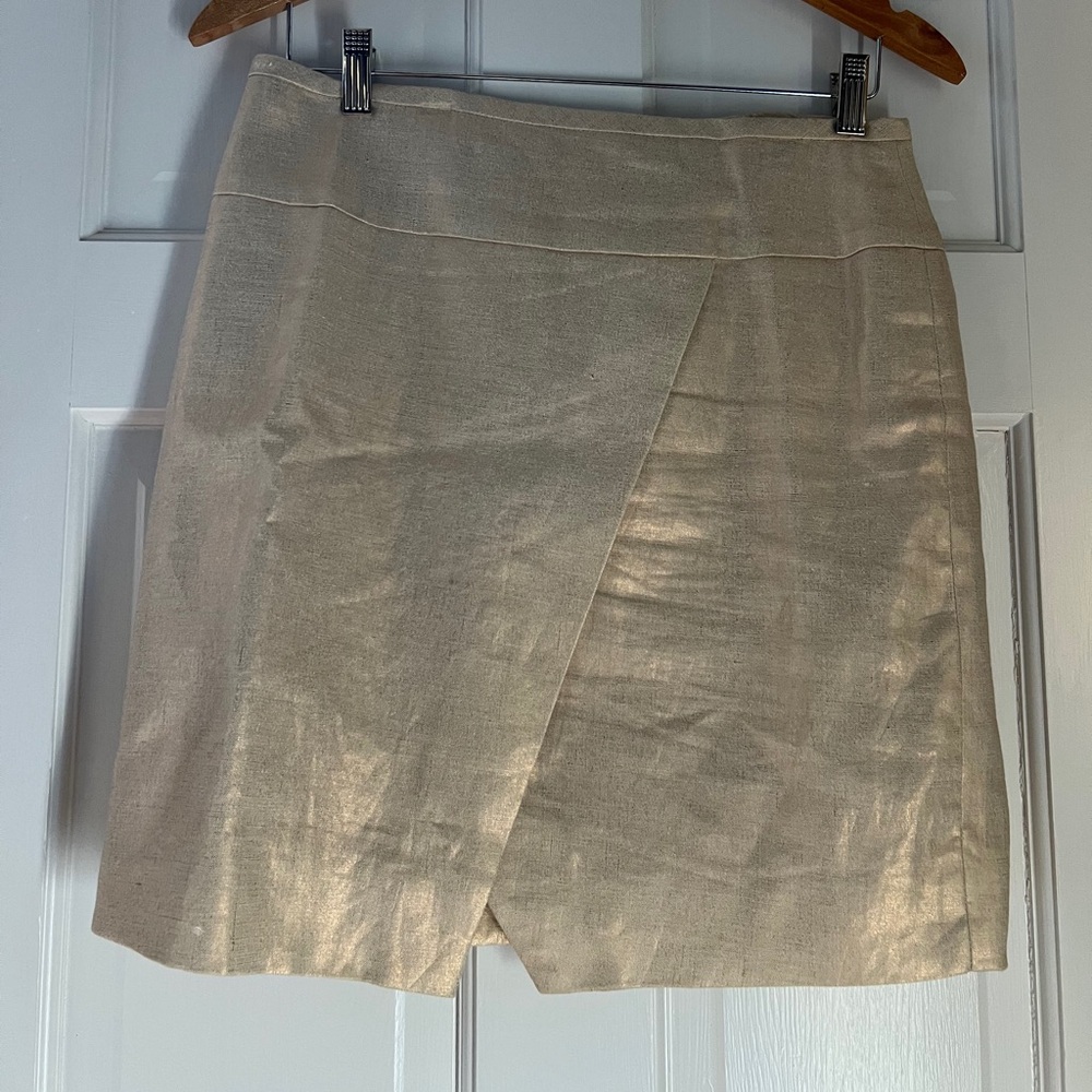 J. Crew Cream Skirt